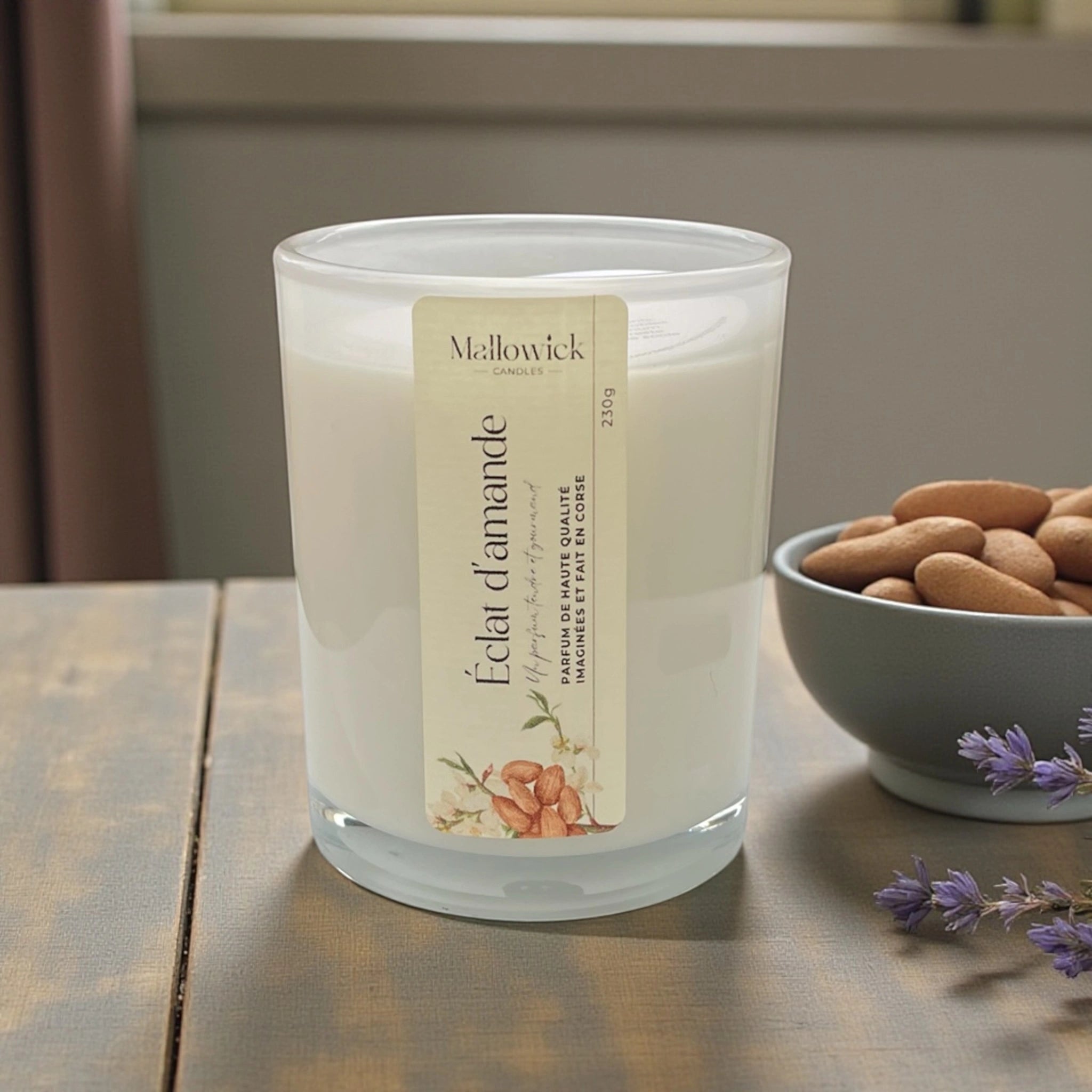 Bougie parfumée Éclat d'amande