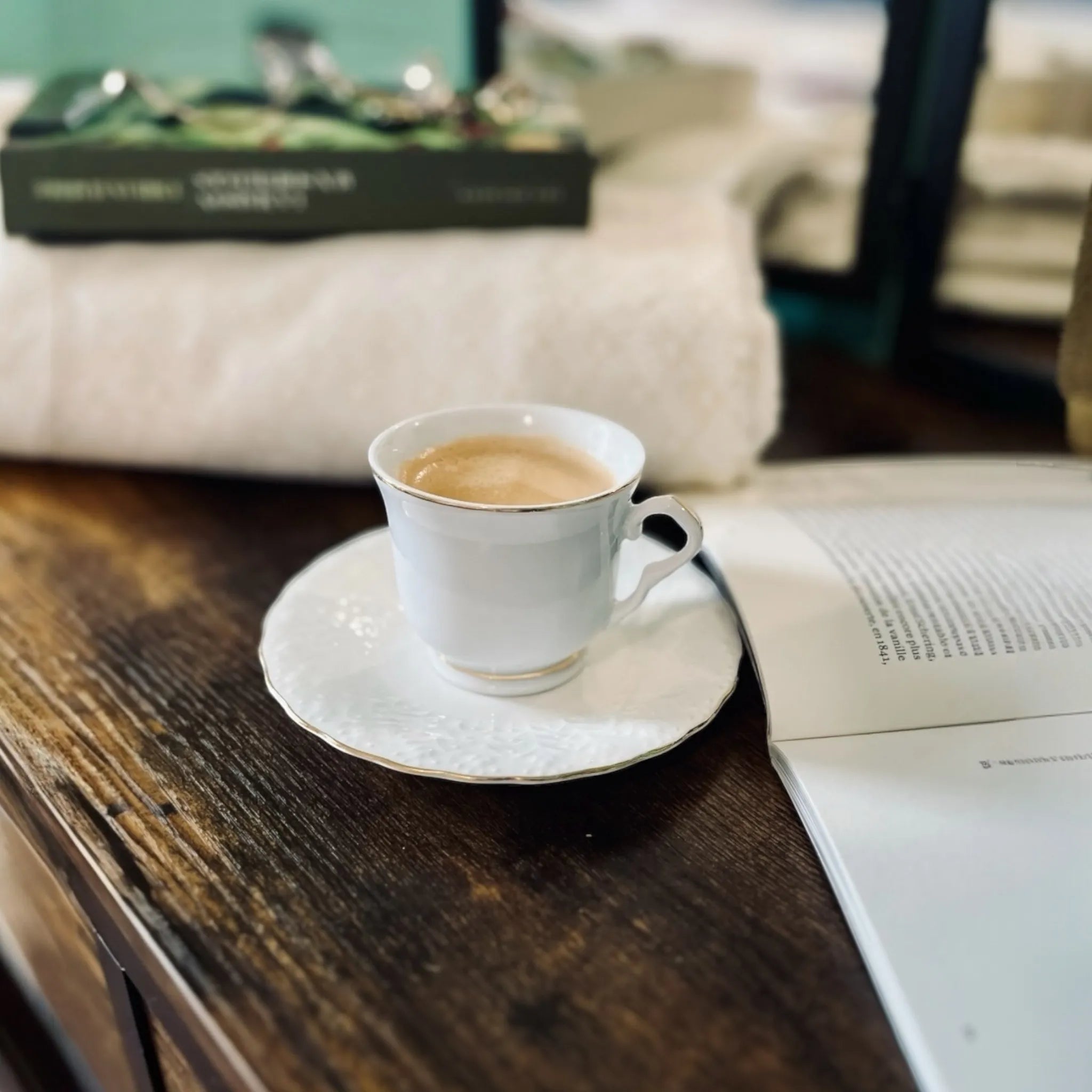 Bougie parfumée tasse blanche Tentation