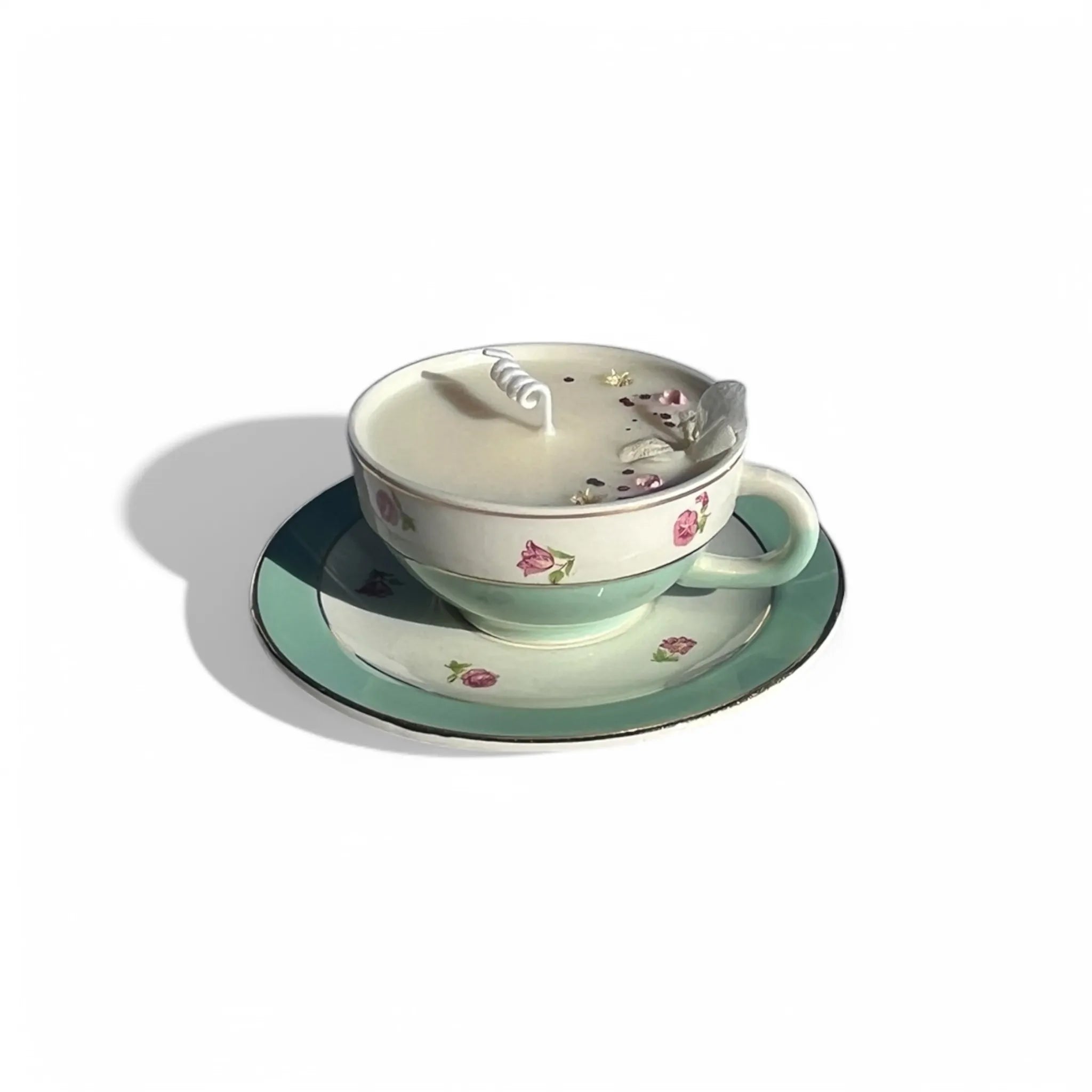 Bougie parfumée Tasse Fleur bleue