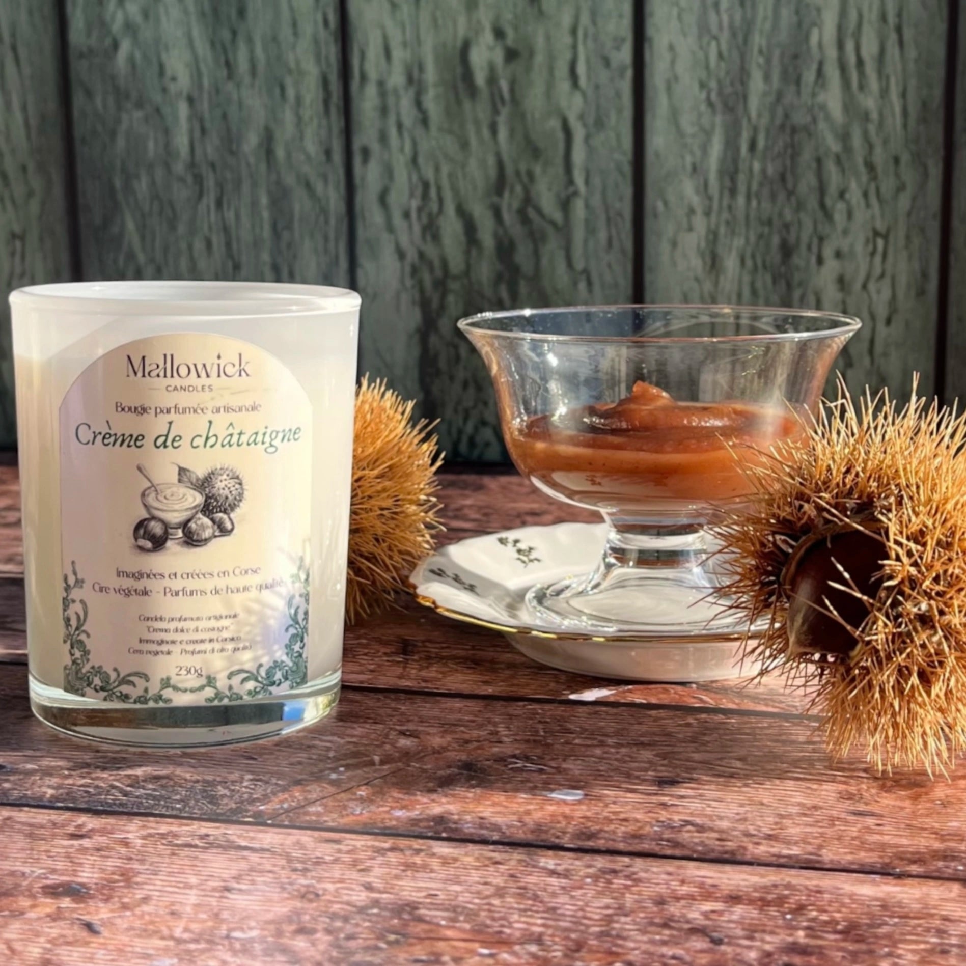 Bougie parfumée Crème de châtaigne