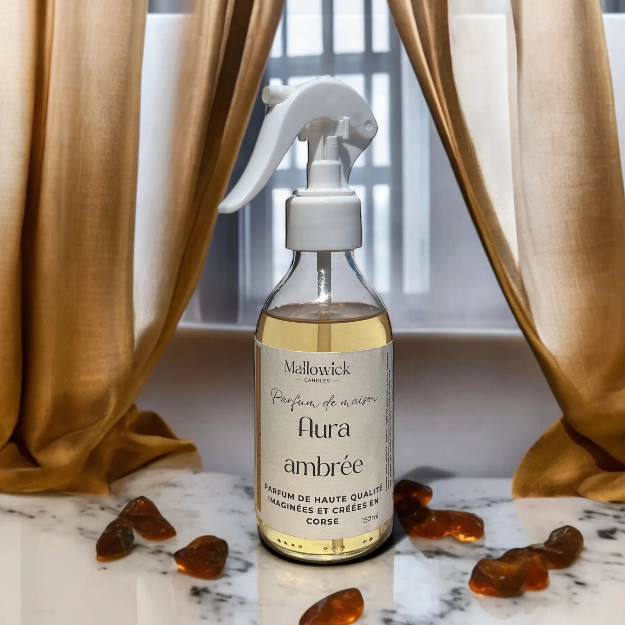 Parfum de maison Aura ambrée