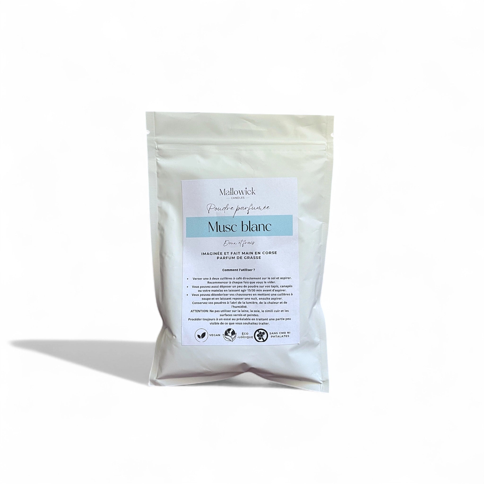 Poudre parfumée Musc blanc