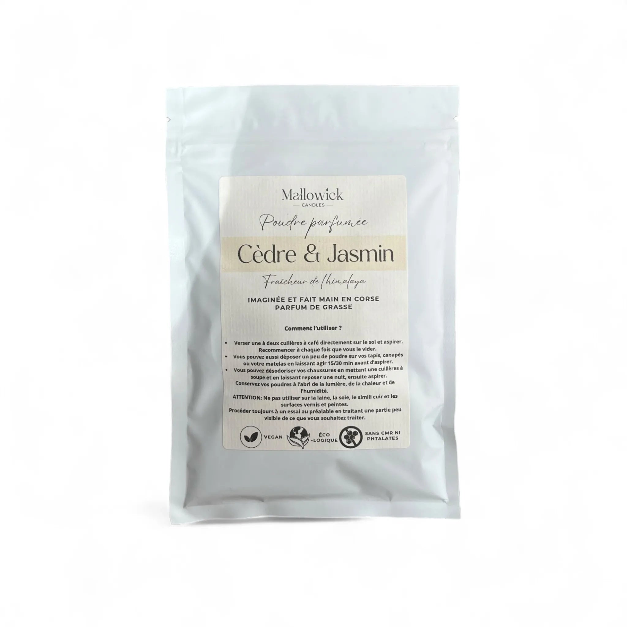 Pack Parfum de maison et poudre parfumée Cèdre jasmin