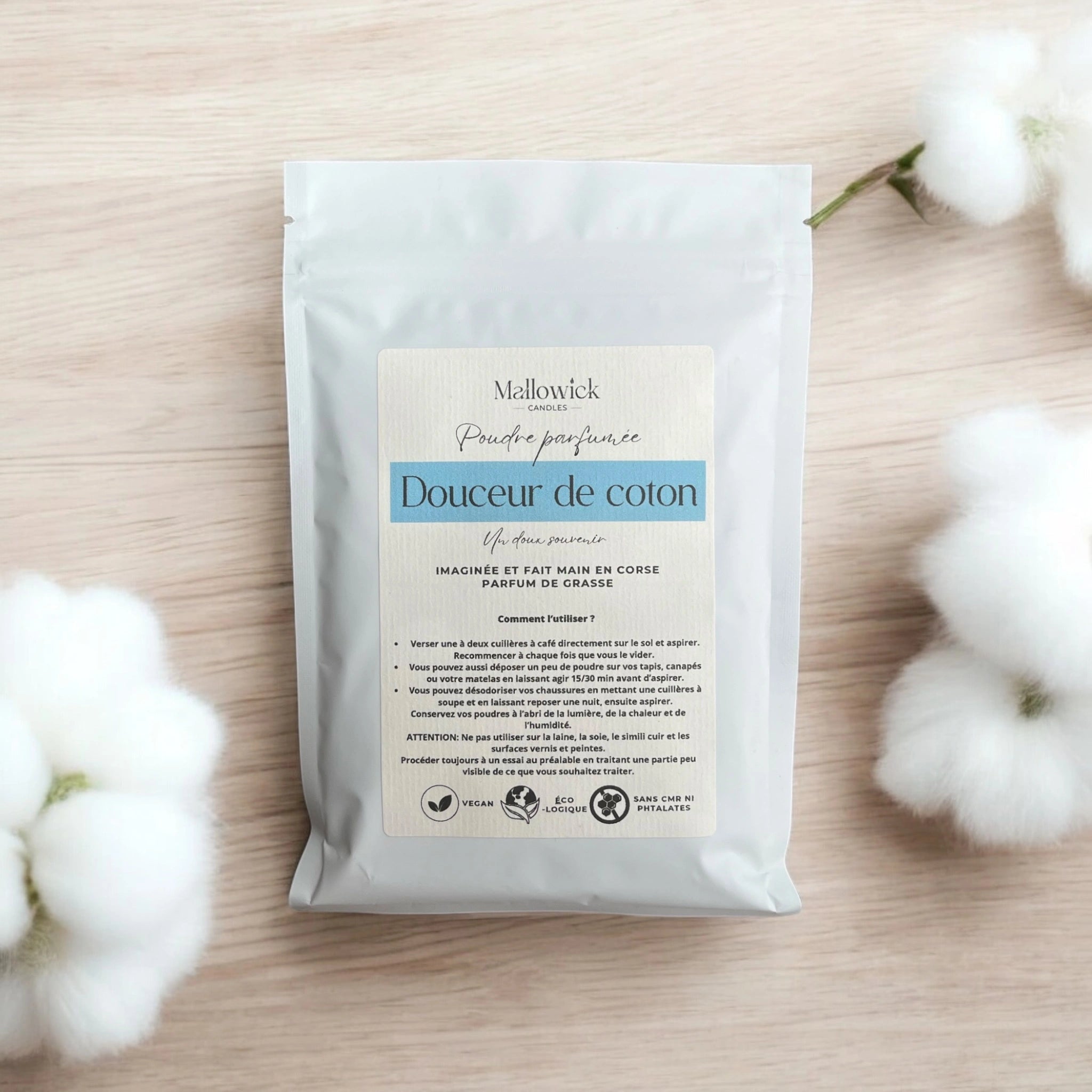 Poudre parfumée - Douceur de coton