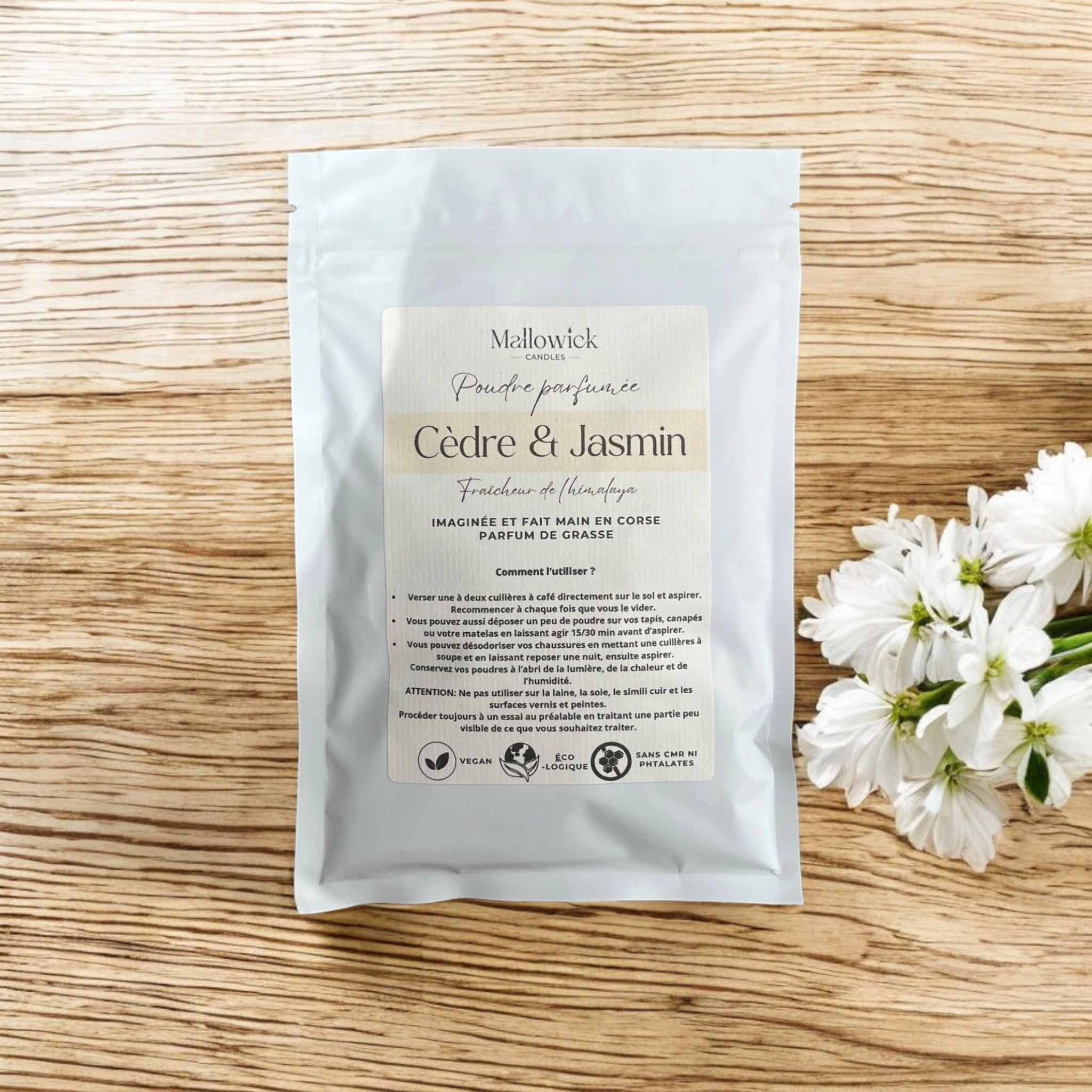 Poudre parfumée Cèdre jasmin