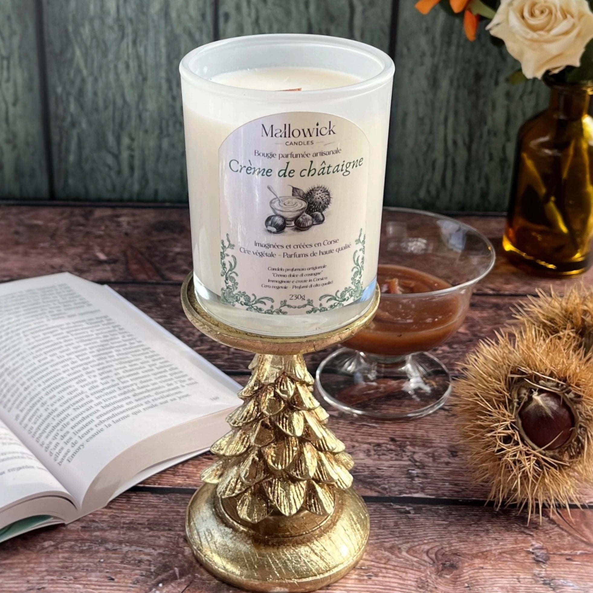 Bougie parfumée Crème de châtaigne