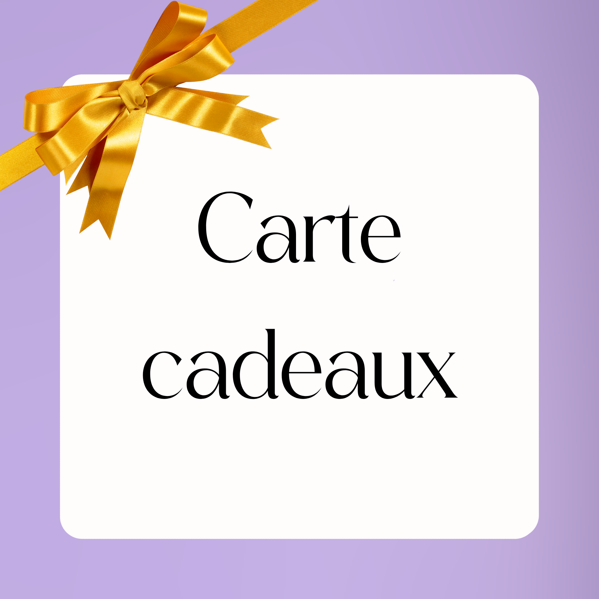 Carte cadeau