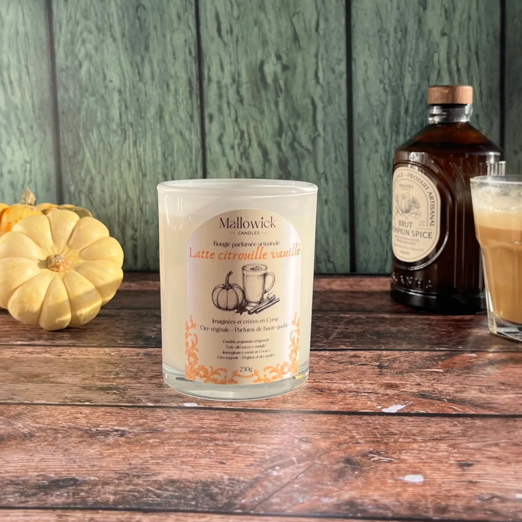 Bougie parfumée Latte citrouille vanillé