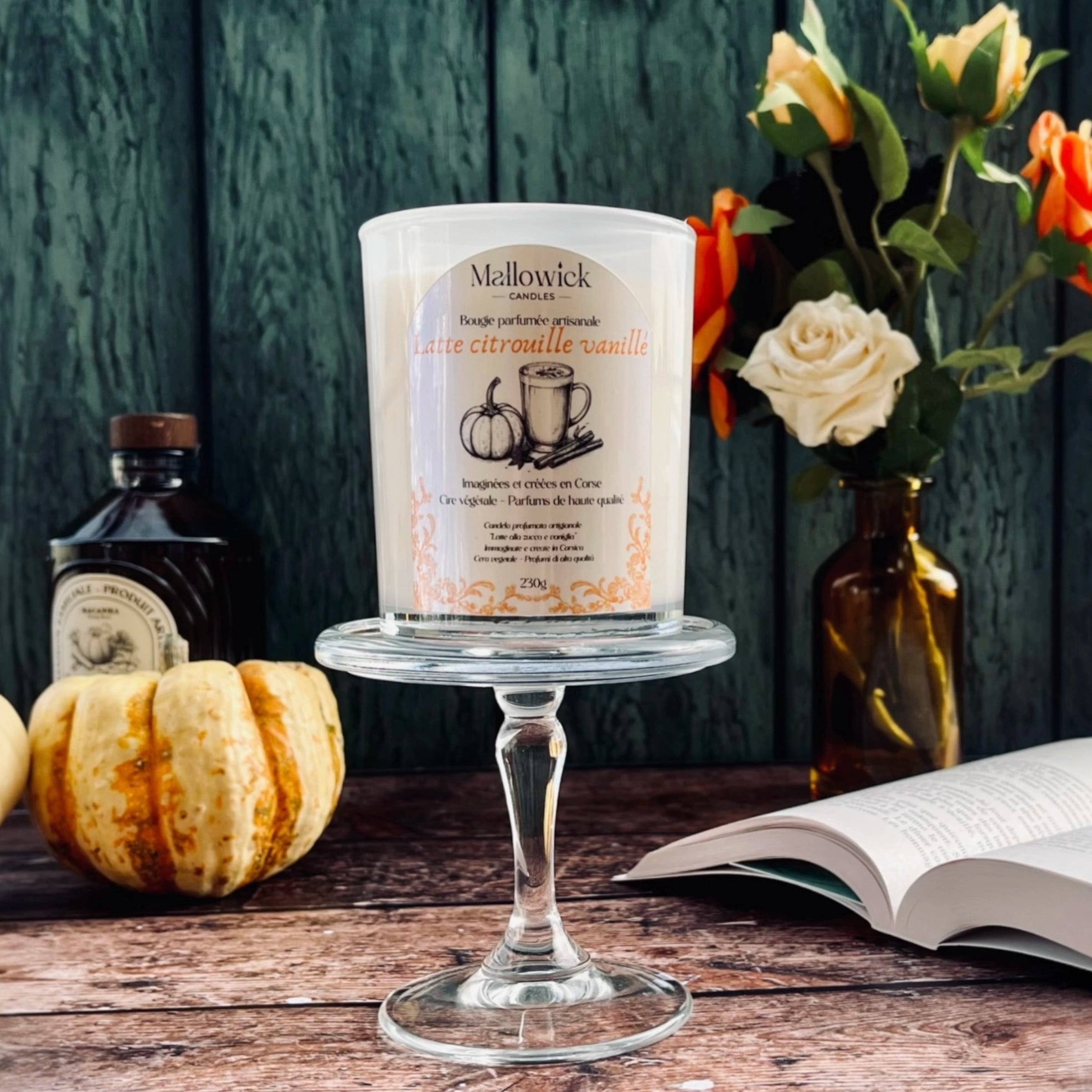 Bougie parfumée Latte citrouille vanillé