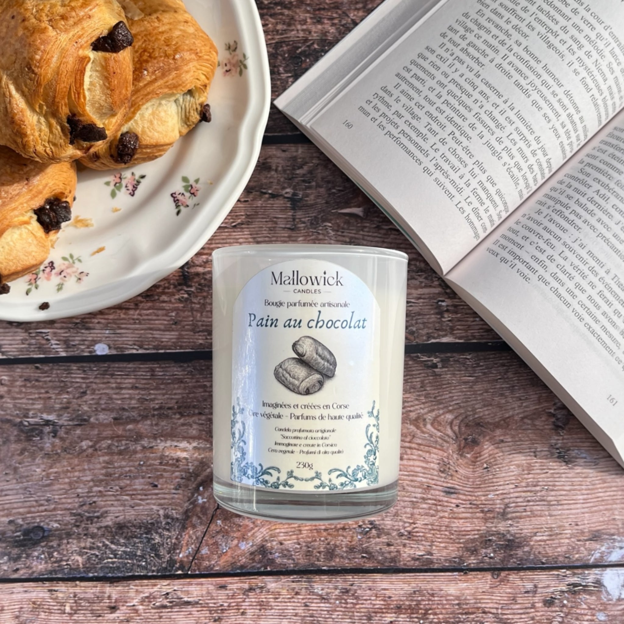 Bougie parfumée Pain au chocolat